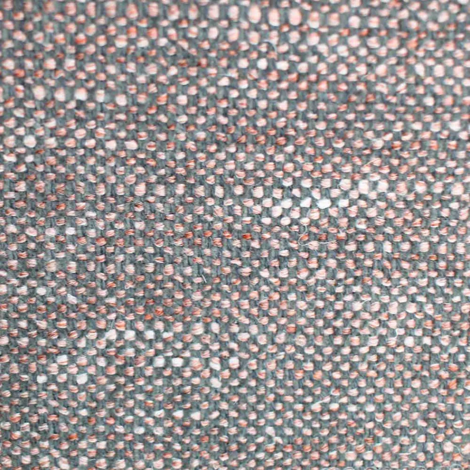 Stoff Esszimmerstuhl mit Holzsockel Made in Italy - Kokosnuss Viadurini