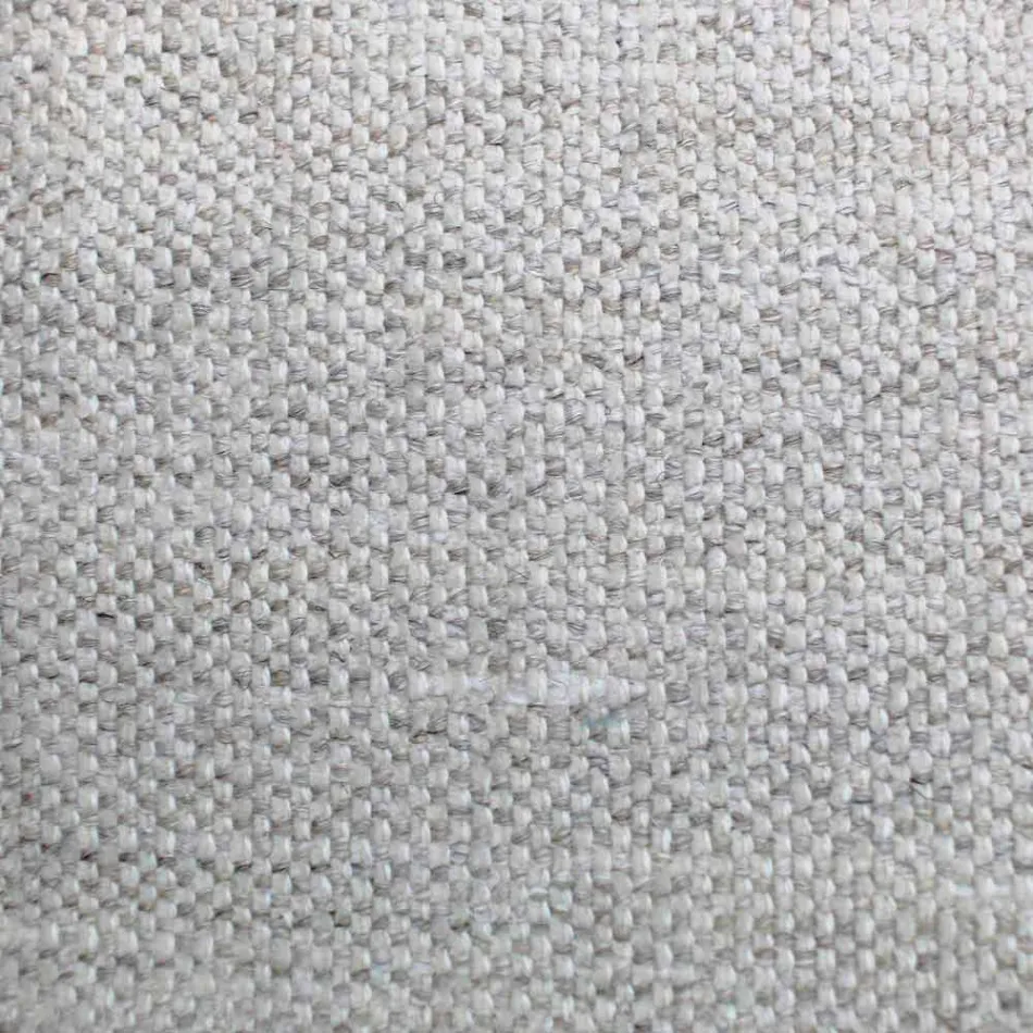 Stoff Esszimmerstuhl mit Holzsockel Made in Italy - Kokosnuss Viadurini