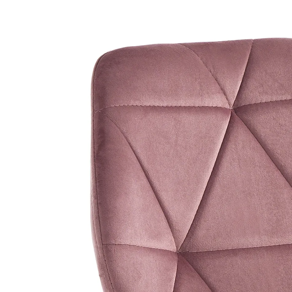 Esszimmerstuhl aus Stoff und goldenem Metall 4-teilig - Smeralda Viadurini