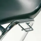 Besprechungsstuhl oder moderner Konferenzraum aus Metall und schwarzem ABS - Zetica Viadurini