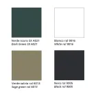 Feiner Stoffstuhl mit Metallgestell, hergestellt in Italien, 2 Stück – Molde Viadurini