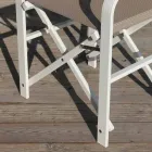 Klappbarer Regiestuhl aus Leinwand Made in Italy, 2 Stück - Susy Viadurini