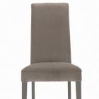 Gepolsterter Stuhl mit Beinen aus Buchenholz, hergestellt in Italien – Taranto Viadurini