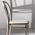 Esszimmerstuhl aus Polypropylen Stapelbar Bis zu 10 Einheiten, 4 Stück - Gaya Viadurini