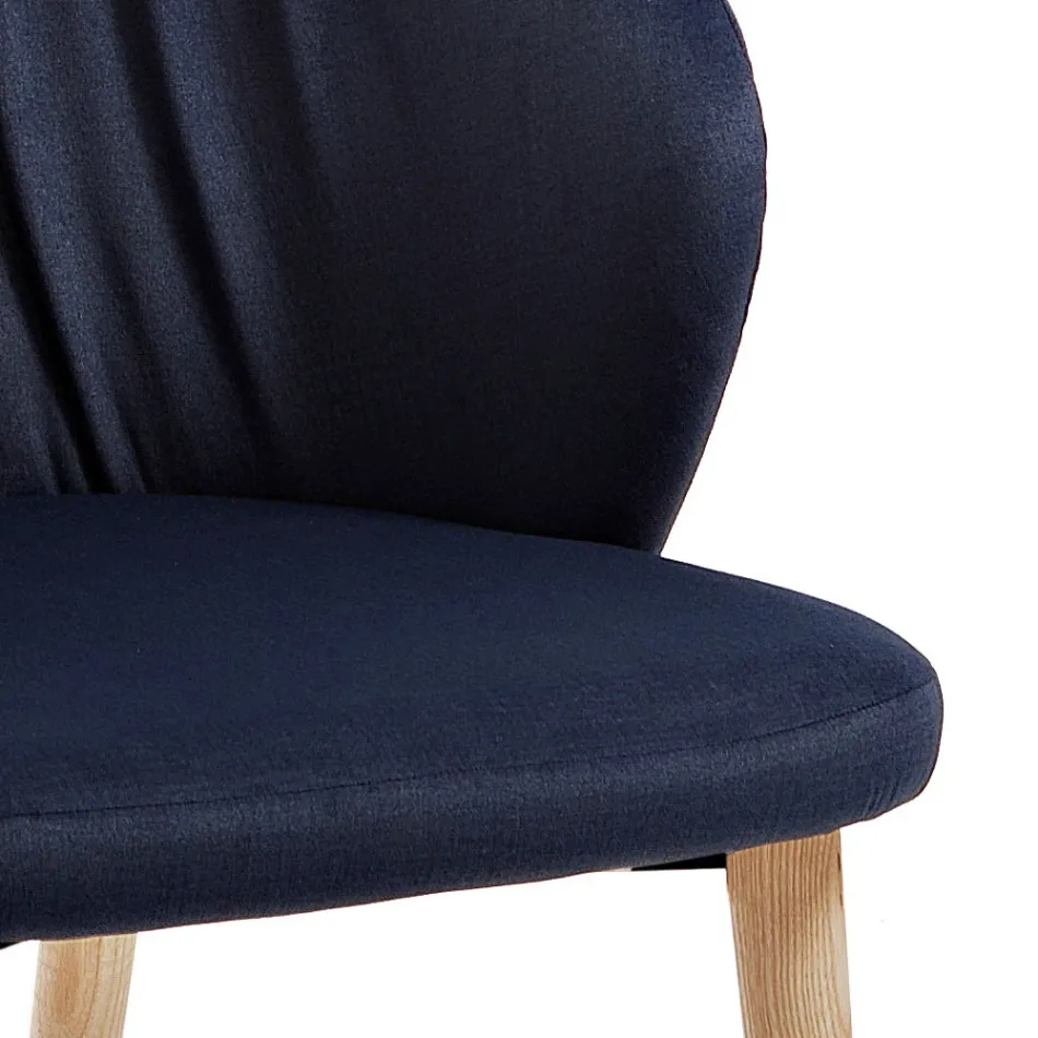 Esszimmerstuhl aus elegantem Stoff mit modernem Design – Reginaldo Viadurini