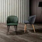 Esszimmerstuhl aus elegantem Stoff mit modernem Design – Reginaldo Viadurini