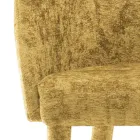 Esszimmerstuhl mit Stoffbezug, hergestellt in Italien, 4 Stück – Tagata Viadurini