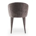 Esszimmerstuhl mit Stoffbezug, hergestellt in Italien, 4 Stück – Tagata Viadurini