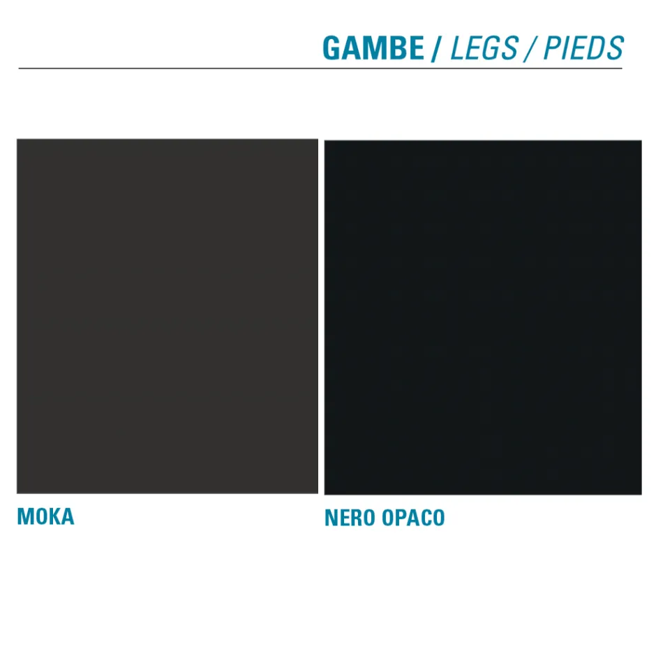 Esszimmerstuhl Sitzen in Mikrofaser Made in Italy, 2 Stück - Camelia Viadurini