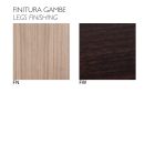 Wohnzimmerstuhl aus Polycarbonat und Buche Made in Italy 2 Stück - Fedora Viadurini