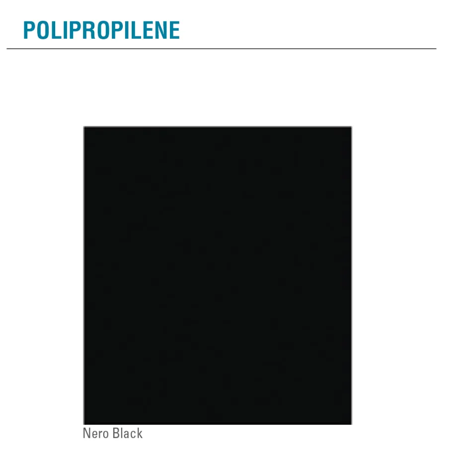 Wohnzimmerstuhl aus farbigem Polypropylen Made in Italy, 4 Stück - Marbella Viadurini