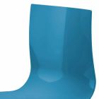 Bürostuhl mit Armlehnen aus Stahl und farbigem recyceltem Sitzdesign - Verenza Viadurini