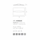 Selene Art &amp; Light Applikation mit handgefertigten Strukturpaneelen Viadurini