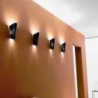 Selene Bloom handgemachte Glaswandleuchte in Italien 12x11 H 28 cm Viadurini