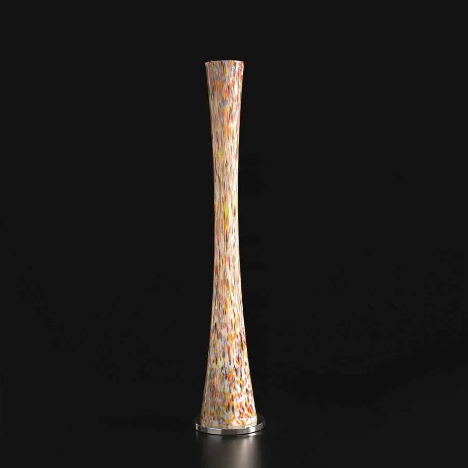 Selene Sanduhr mundgeblasene Glas Stehleuchte Ø36 H175cm Viadurini