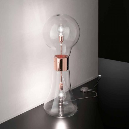 Selene Dina Design Tischlampe aus original Murano Glas Viadurini