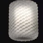 Selene Domino mundgeblasene Glas Pendelleuchte Ø21 H 27/140 cm Viadurini