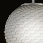 Selene Domino handgefertigter Lüster aus geblasenem Glas Ø27 H 27 / 140cm Viadurini