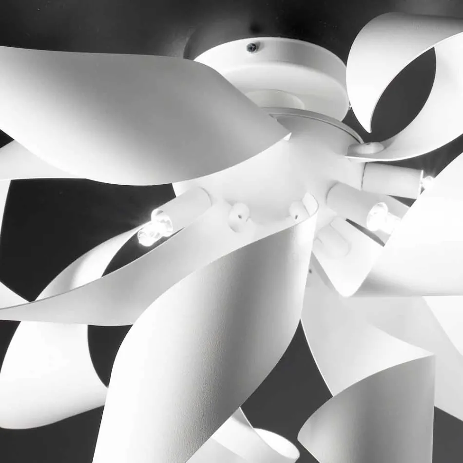 Selene Ginger Metall Deckenleuchte in Italien hergestellt Ø50 H35cm Viadurini