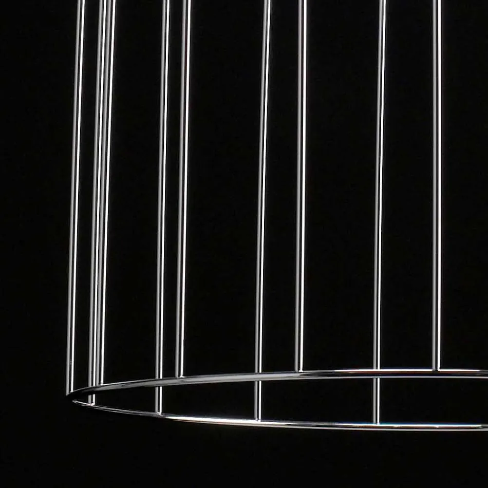 Selene Kluvì mundgeblasene Glas Pendelleuchte Ø33 H 41/150 cm Viadurini