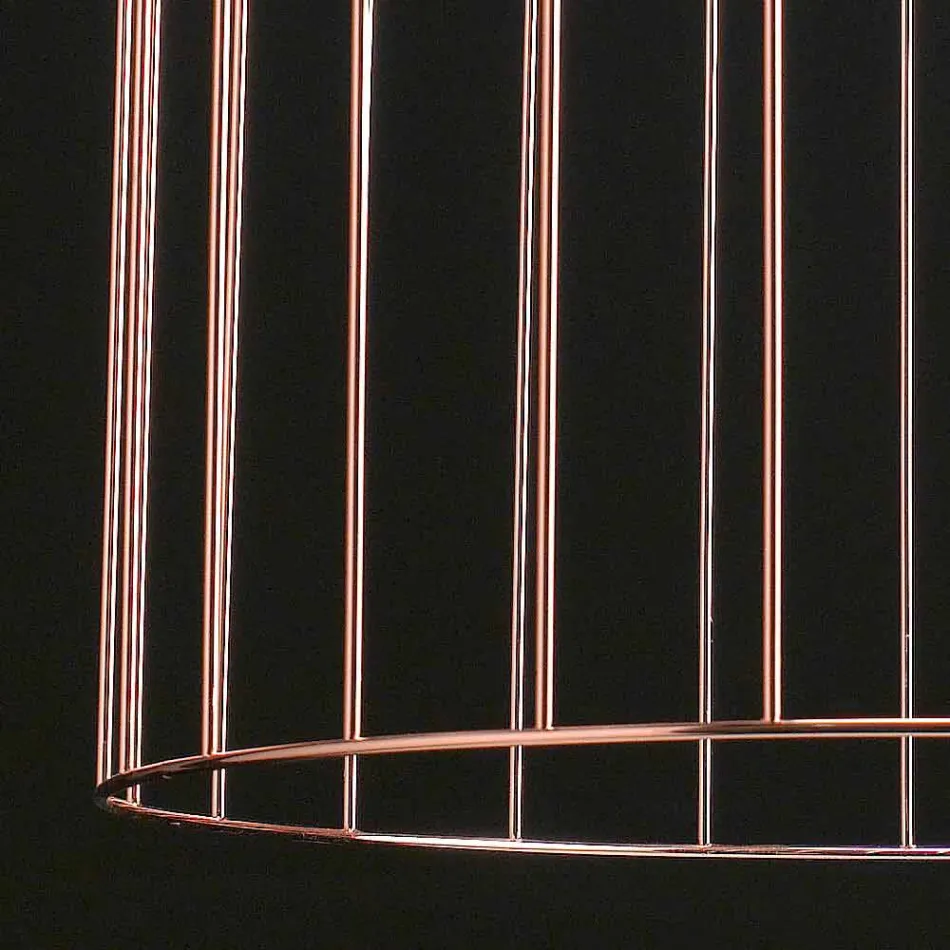 Selene Kluvì mundgeblasene Glas Pendelleuchte Ø54 H 70 / 200cm Viadurini