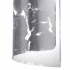 Selene Papiro moderne Pendelleuchte in Kristall Ø15 H 125cm Viadurini