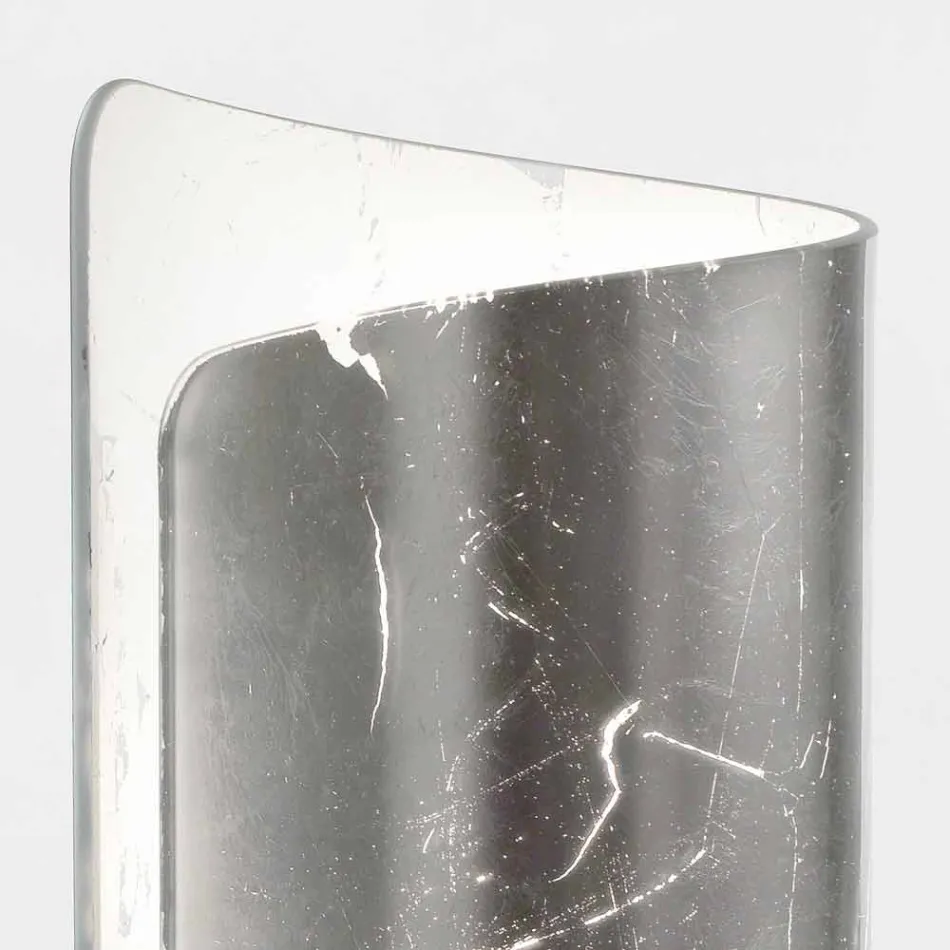 Selene Papiro Design Tischlampe in Kristall Ø15 H38cm Viadurini