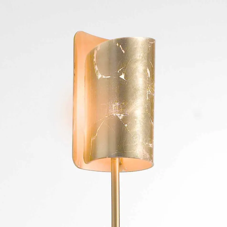 Selene Papiro Design Stehleuchte in Kristall Ø15 H 180cm Viadurini