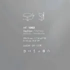 Selene Scudo Applikation aus lackiertem Stahl mit einem modernen Design Viadurini