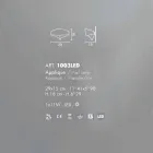 Selene Scudo Applikation aus lackiertem Stahl mit einem modernen Design Viadurini