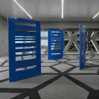 Stand-Design moderne Wand-Code Made in Italy Viadurini