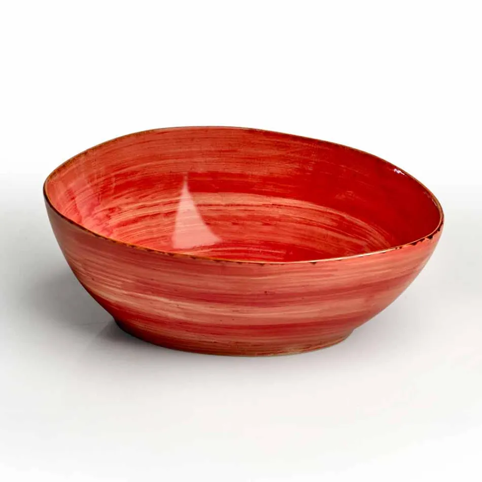 Service 12 Rechteckige und runde Farbtafeln Modernes Design in Steinzeug - Simba Viadurini