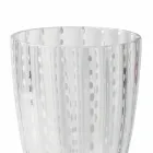 Farbiges Glas Wassergläser Service mit Polka Dots 12 Stück - Botswana Viadurini