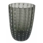 Farbiges Glas Wassergläser Service mit Polka Dots 12 Stück - Botswana Viadurini