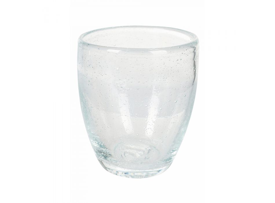 12-teilige Wassergläser aus mundgeblasenem Glas - Guerrero Viadurini