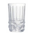 Trinkgeschirr-Set aus transparentem Glas 3 Formen 12-teilig - Artemisia Viadurini