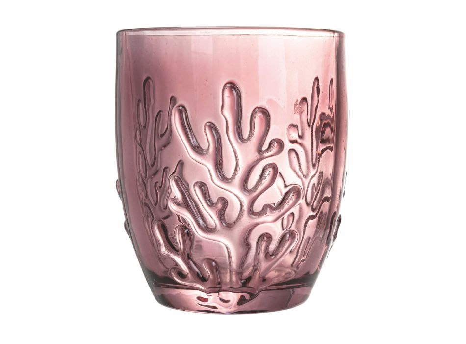 Glas Wassergläser Service Lavender Shades 12 St. - Crimson Viadurini