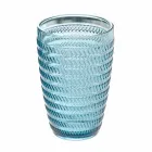 Modernes Glas-Trinkgeschirr Set aus verziertem Glas 12 Stück - Mix Viadurini