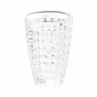 Modernes Glas-Trinkgeschirr Set aus verziertem Glas 12 Stück - Mix Viadurini