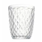 Glasset aus farbigem und geschnitztem Glas Wasser 12-teilig - Brillo Viadurini