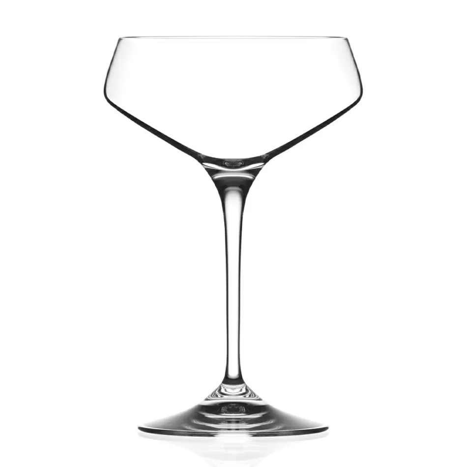 Italienischer Ökologischer Kristall Champagner Kelch Set 12 Stück - Etera Viadurini