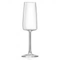 Italienisches Minimal Eco Crystal Flöte Kelch Set 12 Stück - Primordio