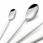 Komplettes Stahlbesteck-Set 24-teiliges Design Made in Italy - Tricky Viadurini