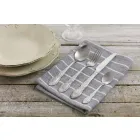 Full-Service-Besteck in Satin Stahl Design 24 Stück - Fantasie Viadurini