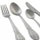 Full-Service-Besteck in Satin Stahl Design 24 Stück - Fantasiapos1 Viadurini