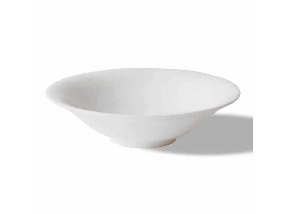White Fruit oder Ice Cream Cups Service 12 Stücke elegantes Design - Doriana Viadurini