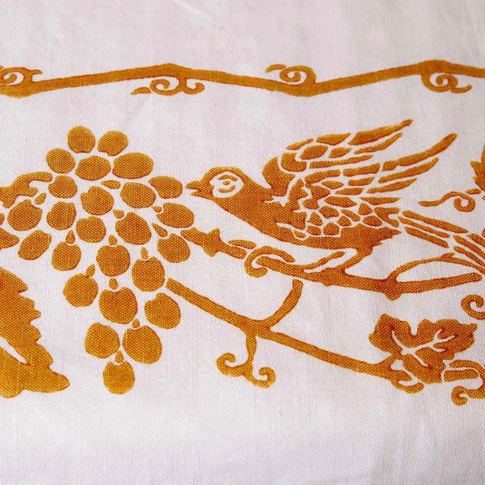 Leinen Frühstücksservice mit handgefertigten Einzelstücken - Marken Viadurini