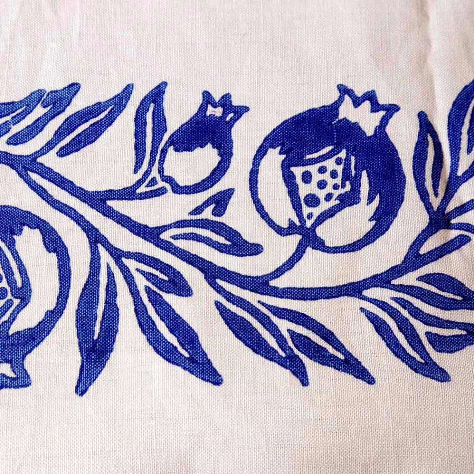 Leinen Frühstücksservice mit handgefertigten Einzelstücken - Marken Viadurini