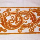 Leinen Frühstücksservice mit handgefertigten Einzelstücken - Marken Viadurini