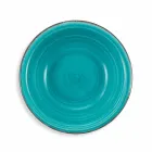 Geschirr mit farbigen Tellern 18 Stück in modernem Steinzeug - Abruzzen Viadurini